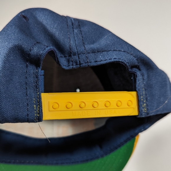 Vintage Notre Dame Fighting Irish Script Snapback Hat College Sports 90s - Picture 4 of 7